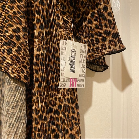 NWT Lularoe Shirley Kimono - Rare - Leopard - M - Picture 3 of 5